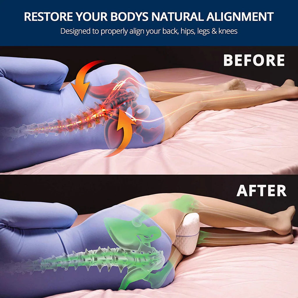 Sleep lumbar Foam Pillow Bed