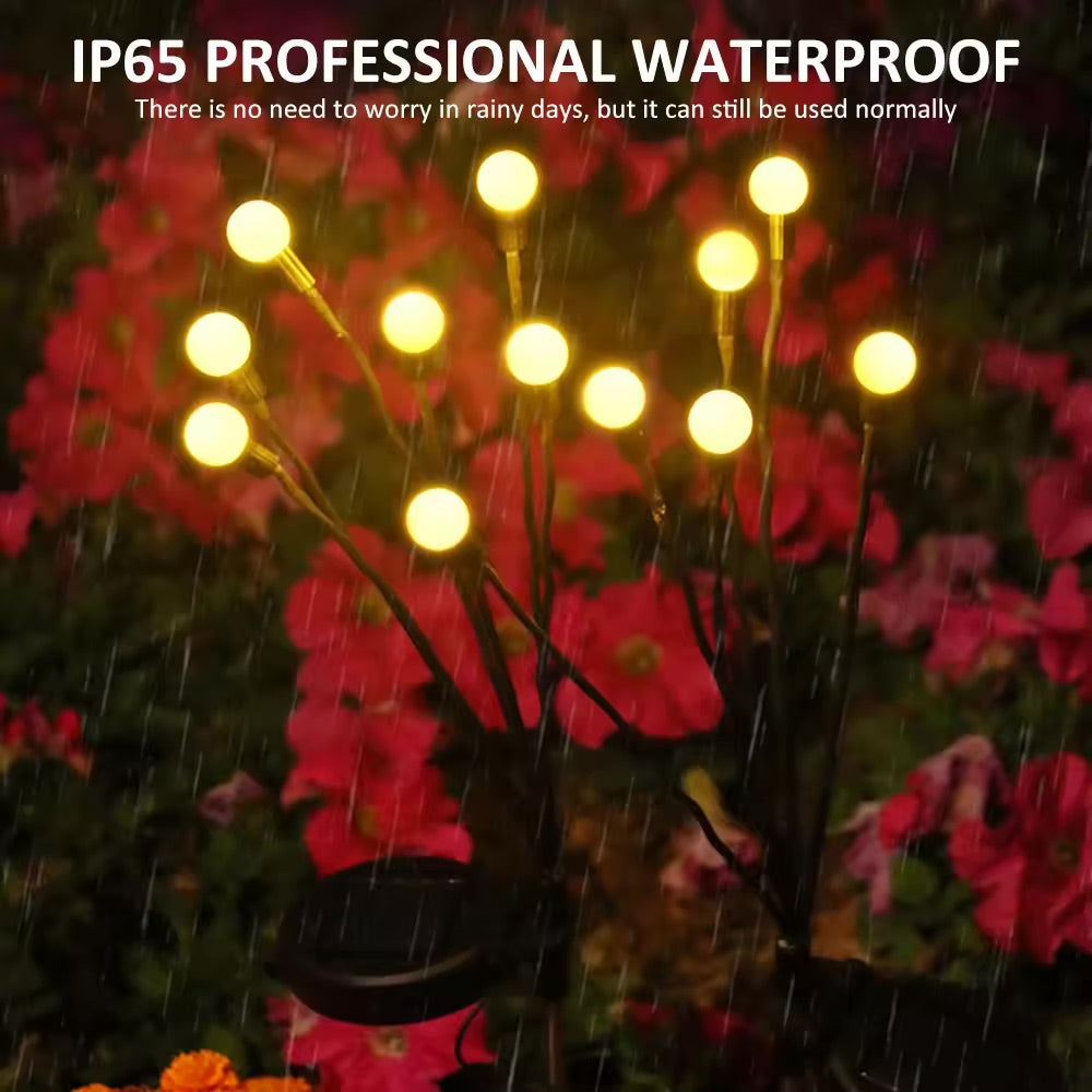Garden Solar Firefly Lights Lamp