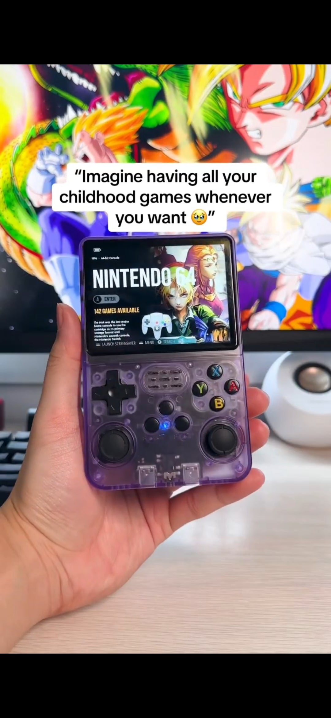 R36S Handheld Game Console