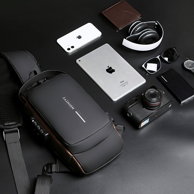 Shoulder Backpack with Code Waterproof Bag