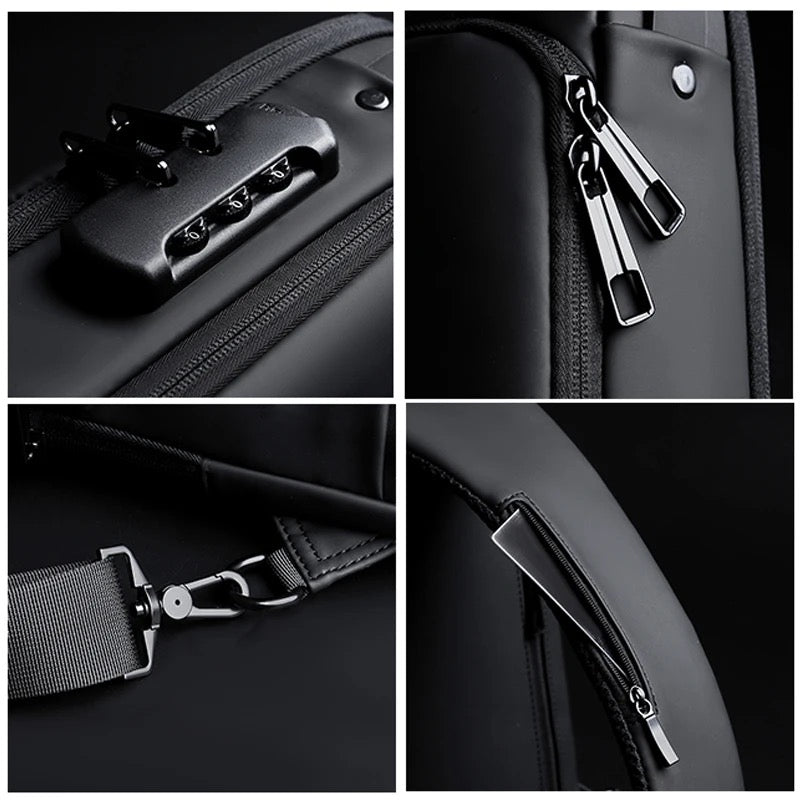 Shoulder Backpack with Code Waterproof Bag