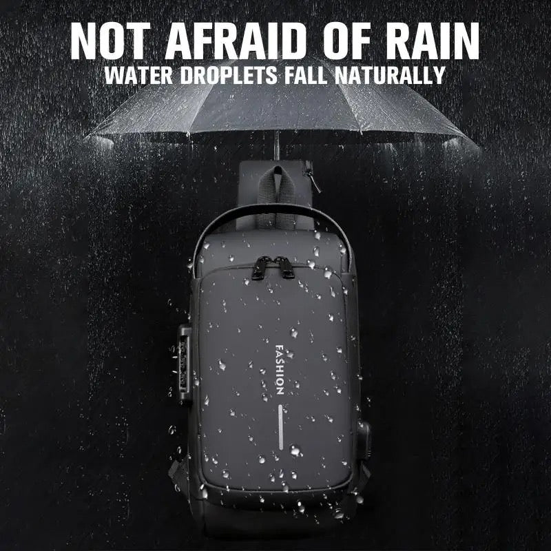 Shoulder Backpack with Code Waterproof Bag